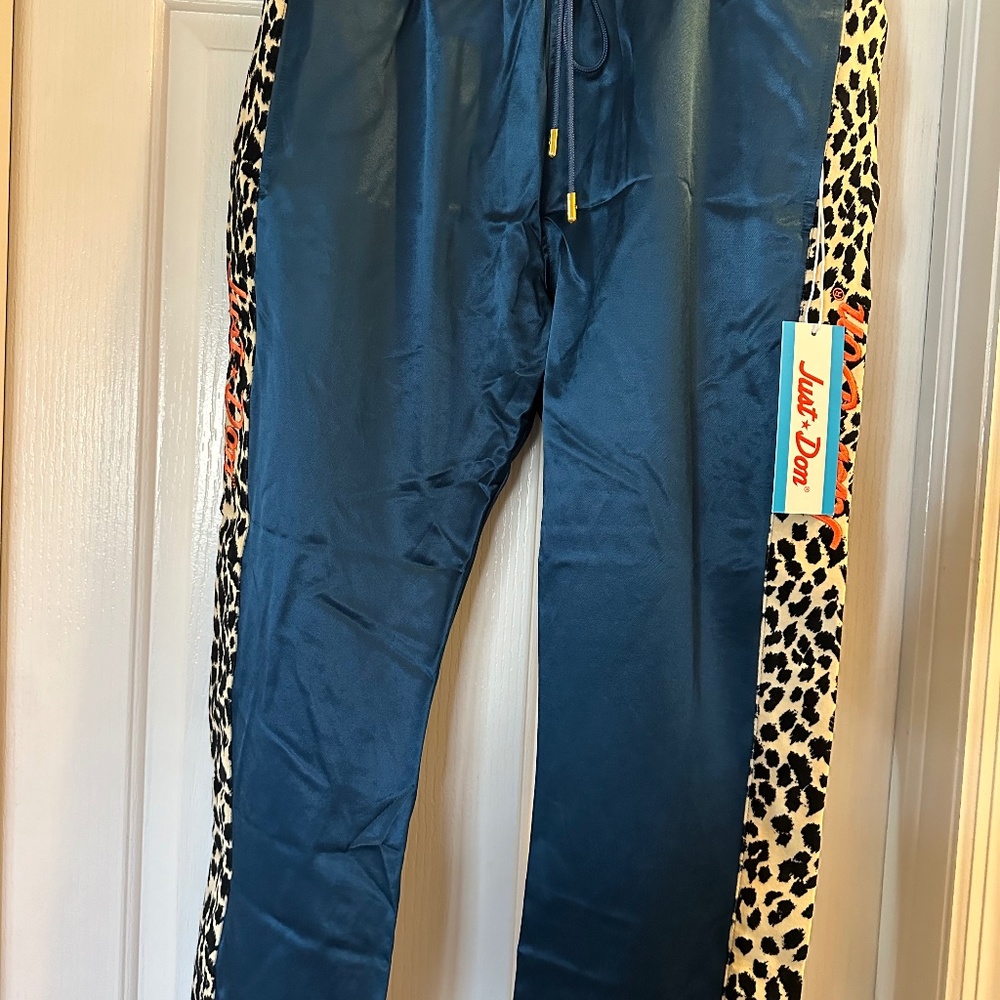 Just Don Leopard  Tearaway Pant